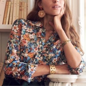 Sezane Pierro Shirt Fall Flowers - 34